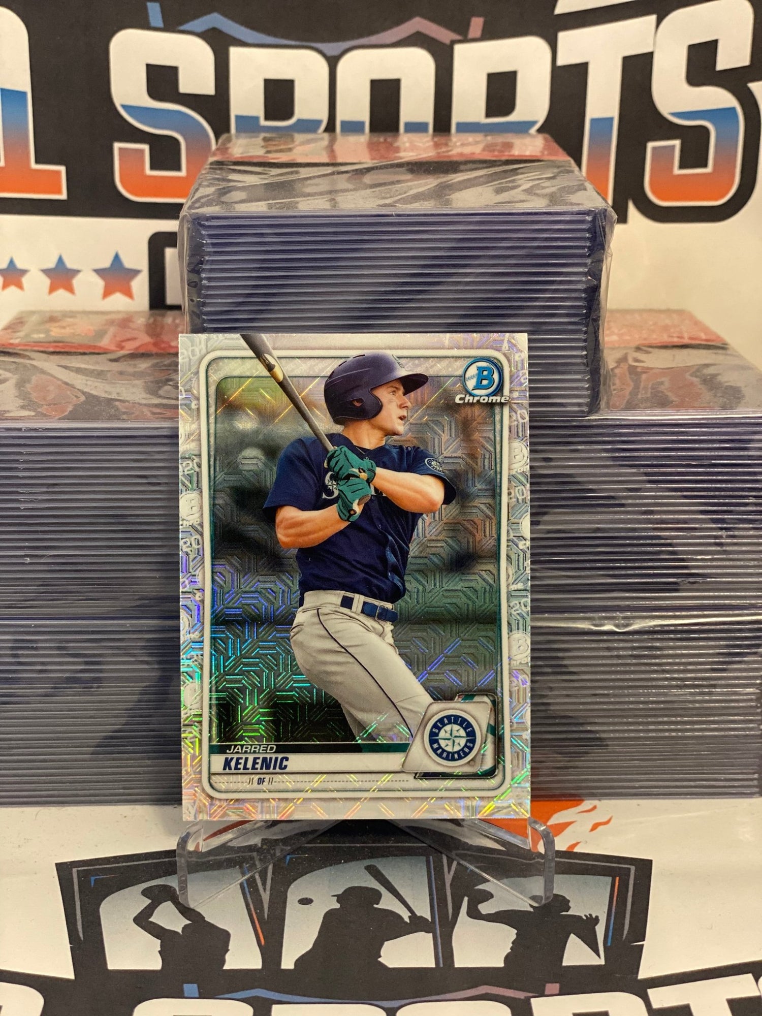 2020 Bowman Chrome Prospects (Mega Refractor) Jarred Kelenic #BCP-94