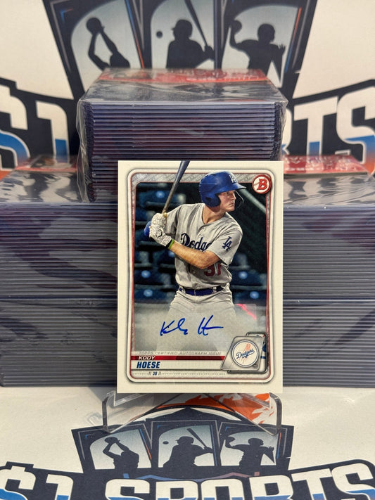 2020 Bowman Prospects (Auto) Kody Hoese #PA-KH