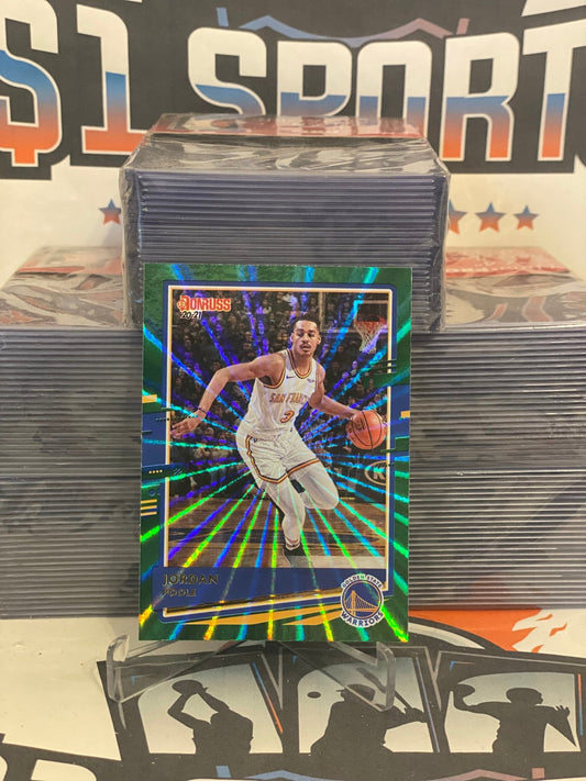 2020 Donruss (Green Laser) Jordan Poole #159