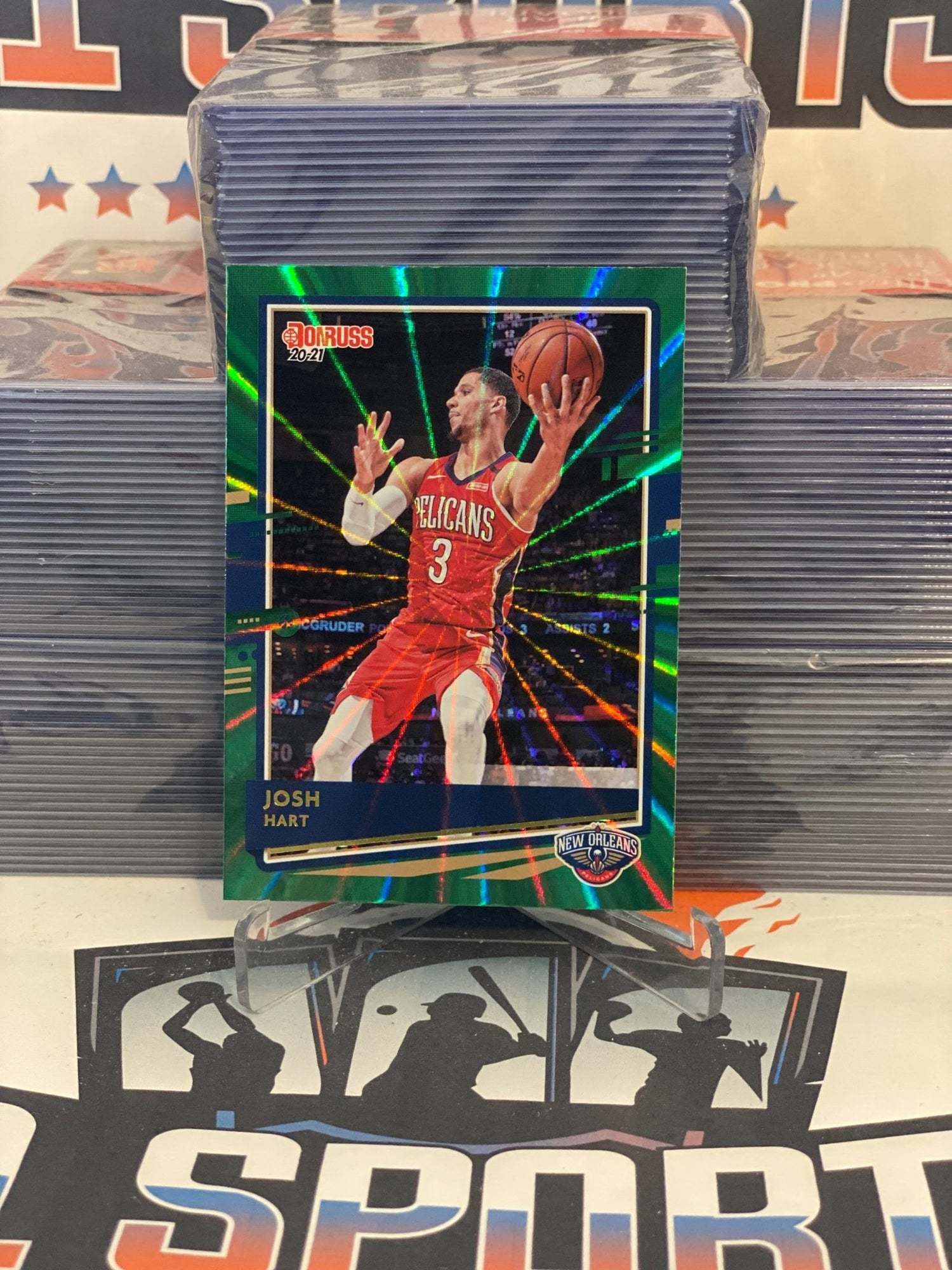 2020 Donruss (Green Laser) Josh Hart #33