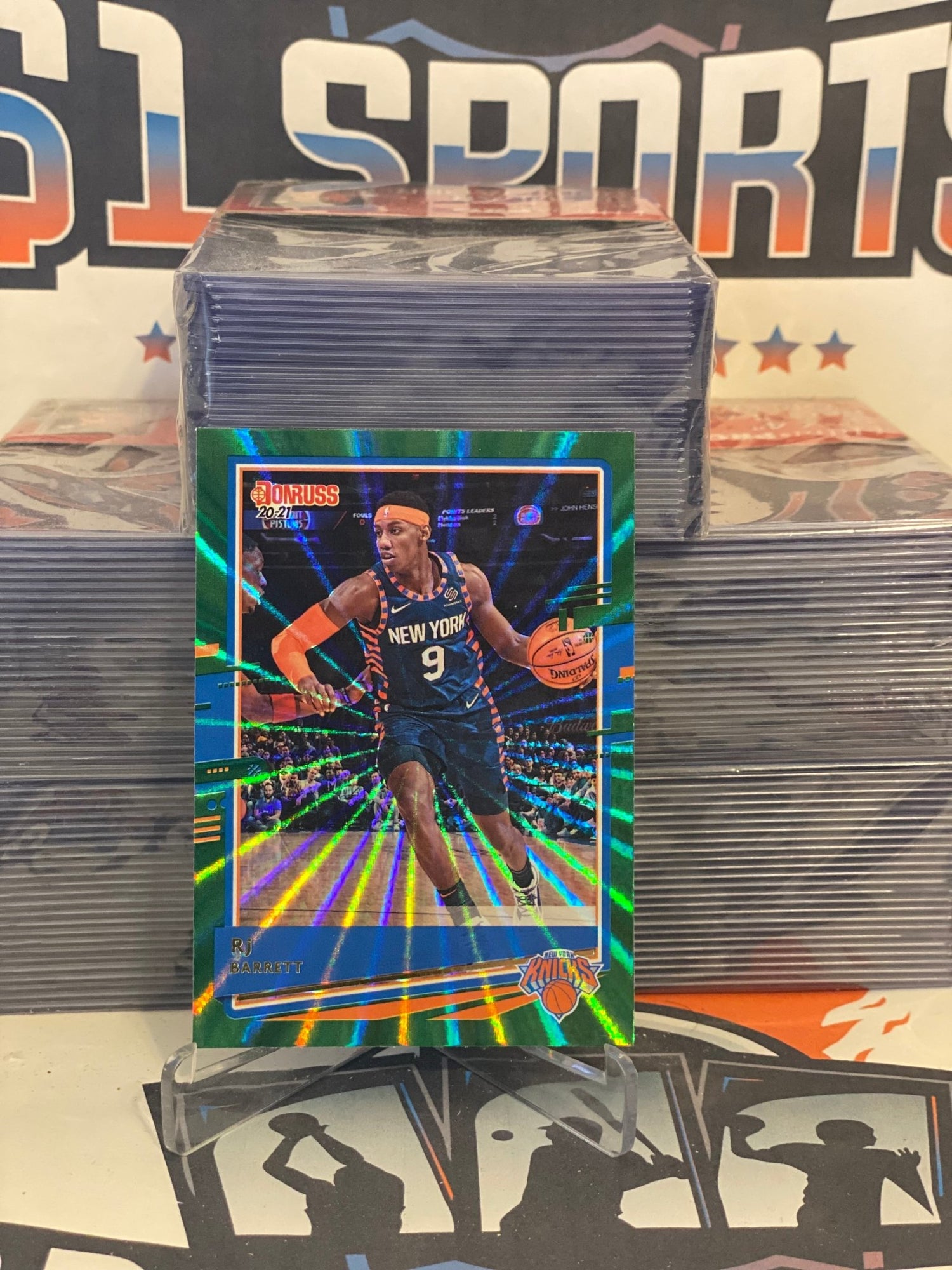 2020 Donruss (Green Laser) RJ Barrett #174