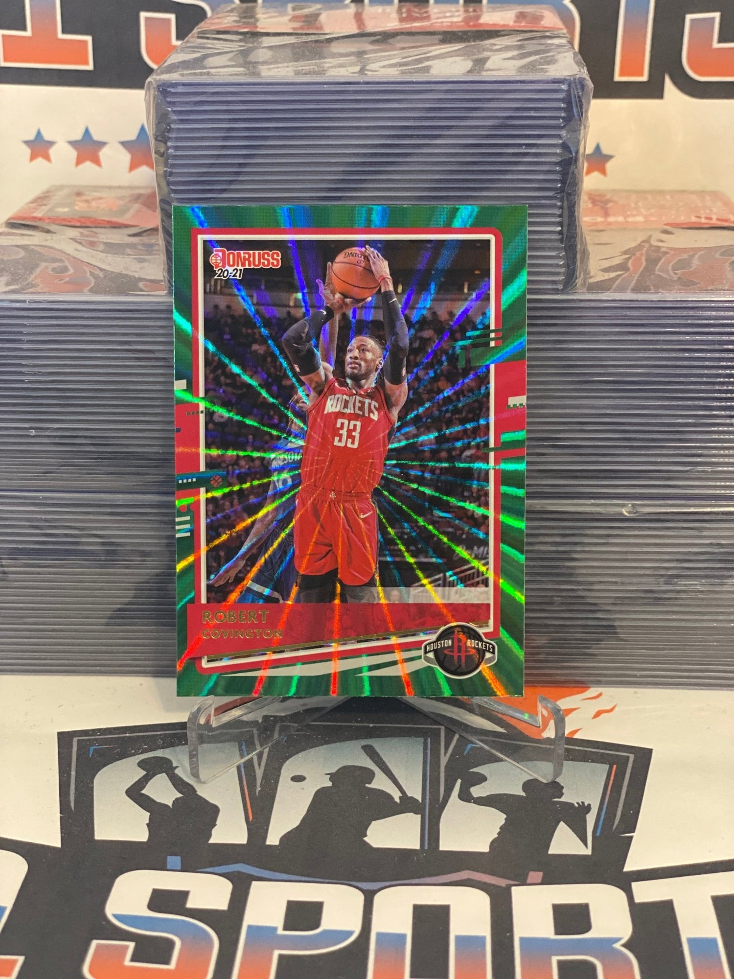 2020 Donruss (Green Laser) Robert Covington #80