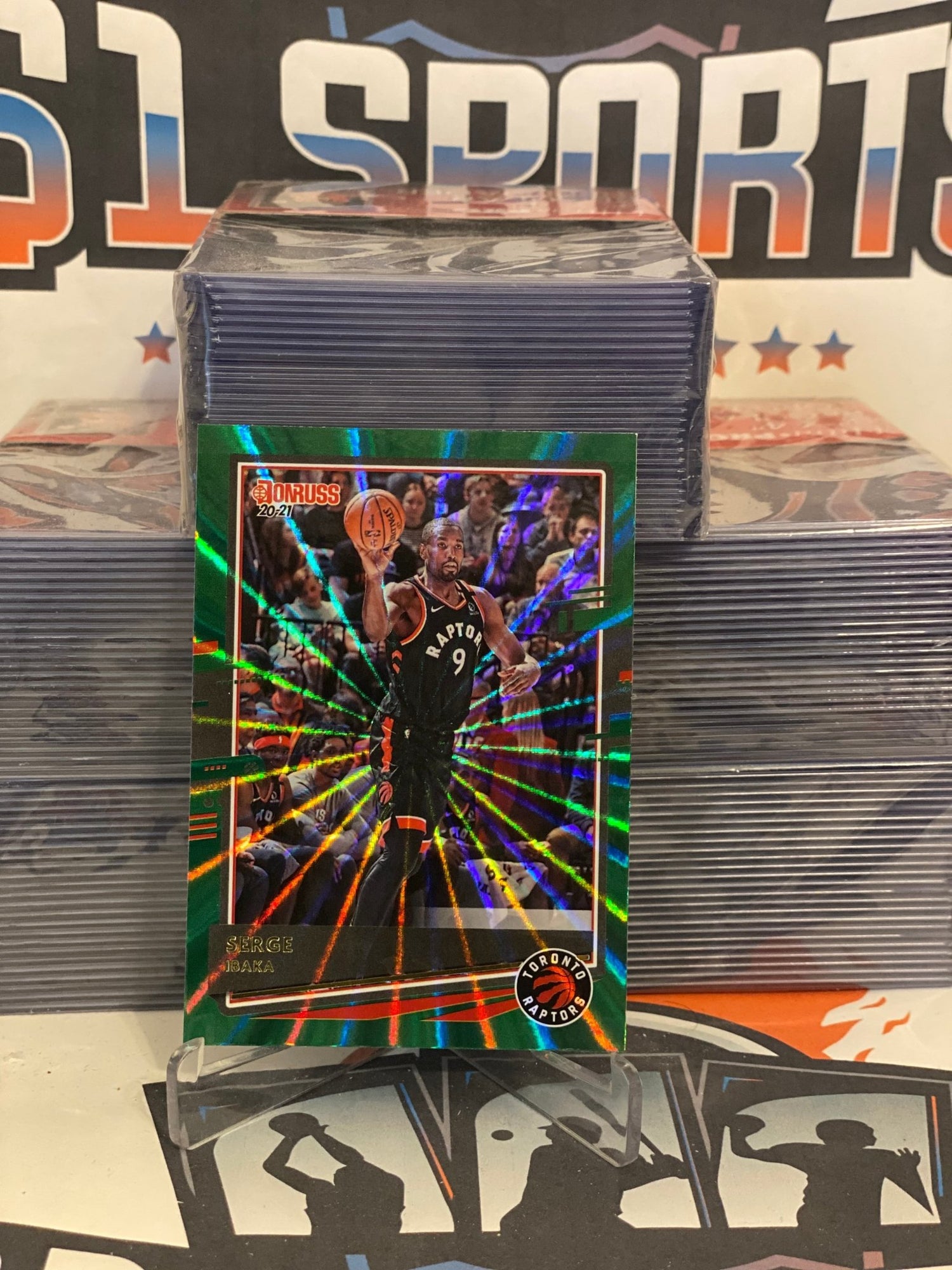 2020 Donruss (Green Laser) Serge Ibaka #106