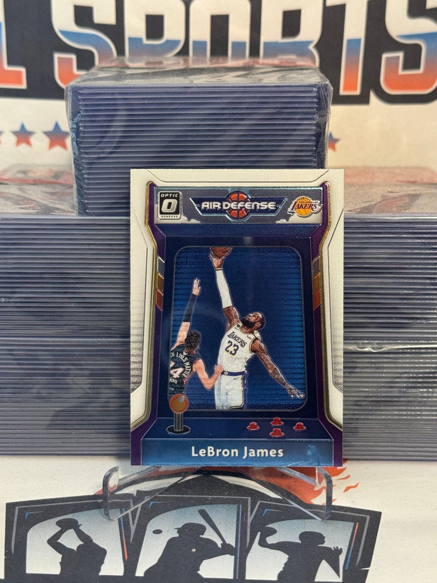 2020 Donruss Optic (Air Defense) LeBron James #3