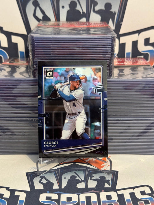2020 Donruss Optic (Black Prizm 55/125) George Springer #194