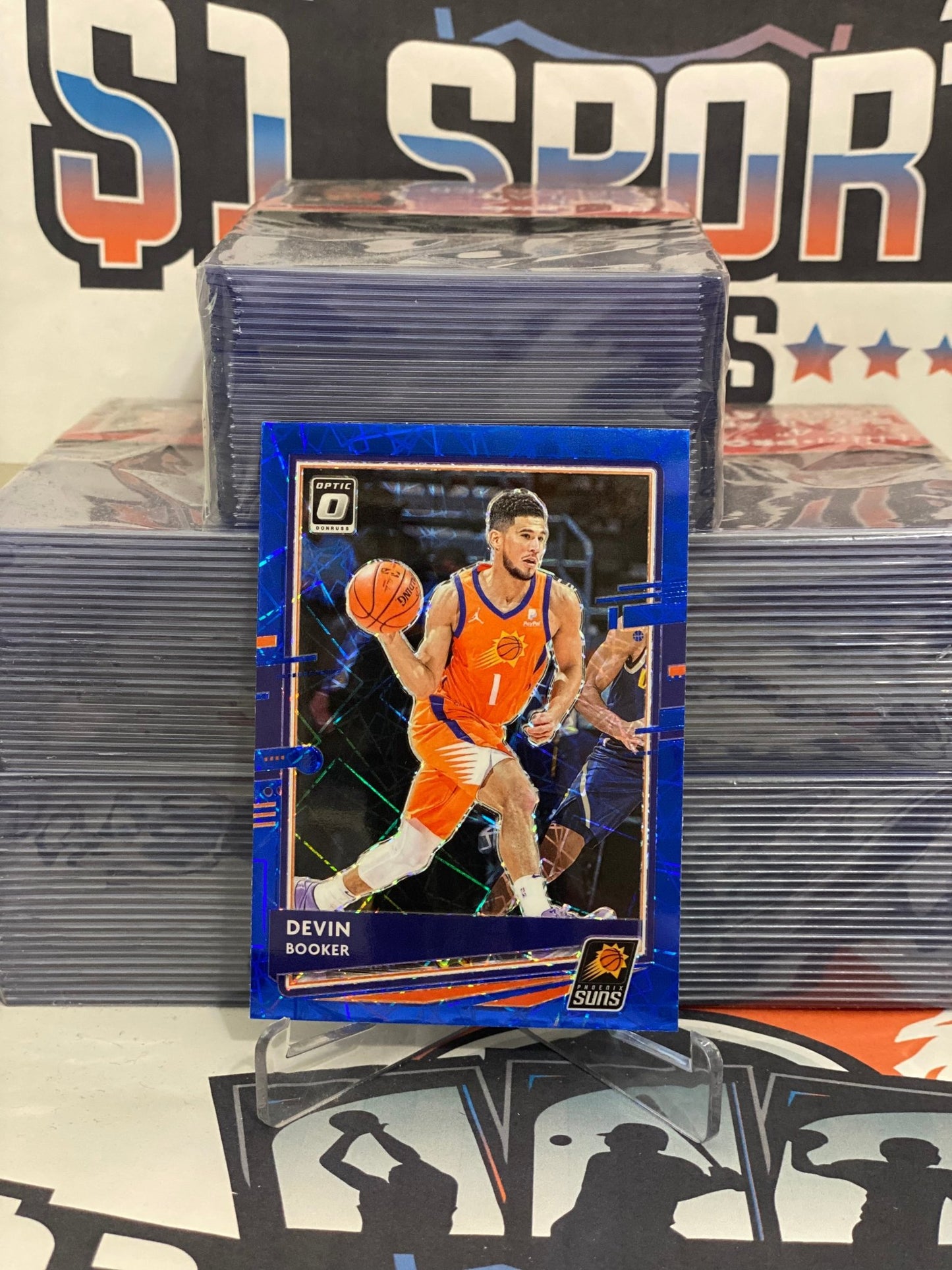 2020 Donruss Optic (Blue Velocity Prizm) Devin Booker #122