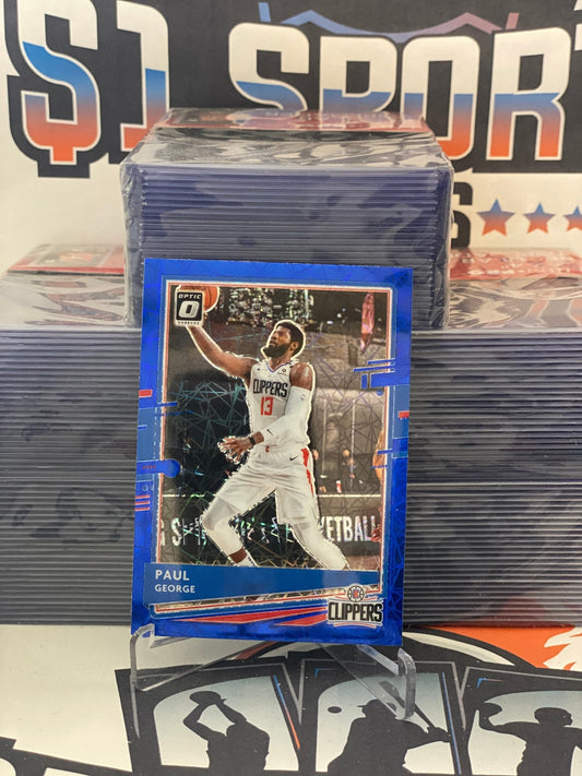 2020 Donruss Optic (Blue Velocity Prizm) Paul George #3