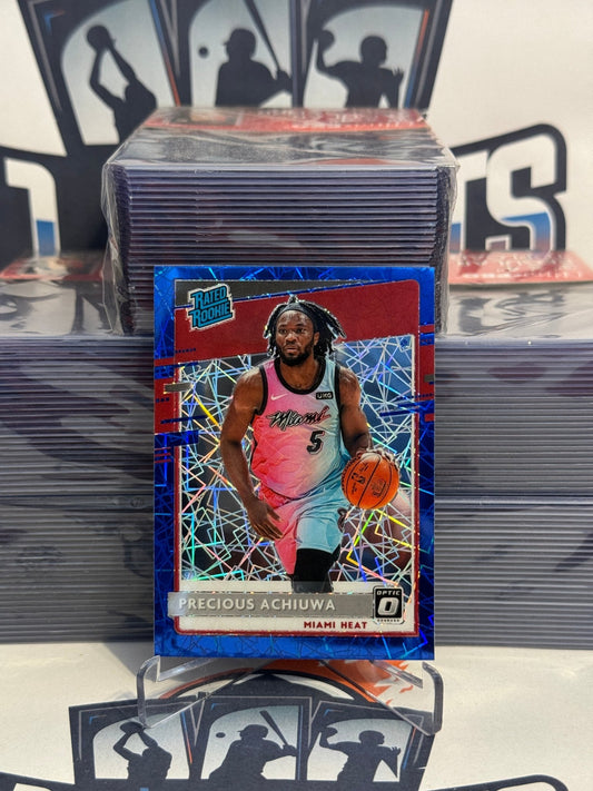 2020 Donruss Optic (Blue Velocity Prizm, Rated Rookie) Precious Achiuwa #170