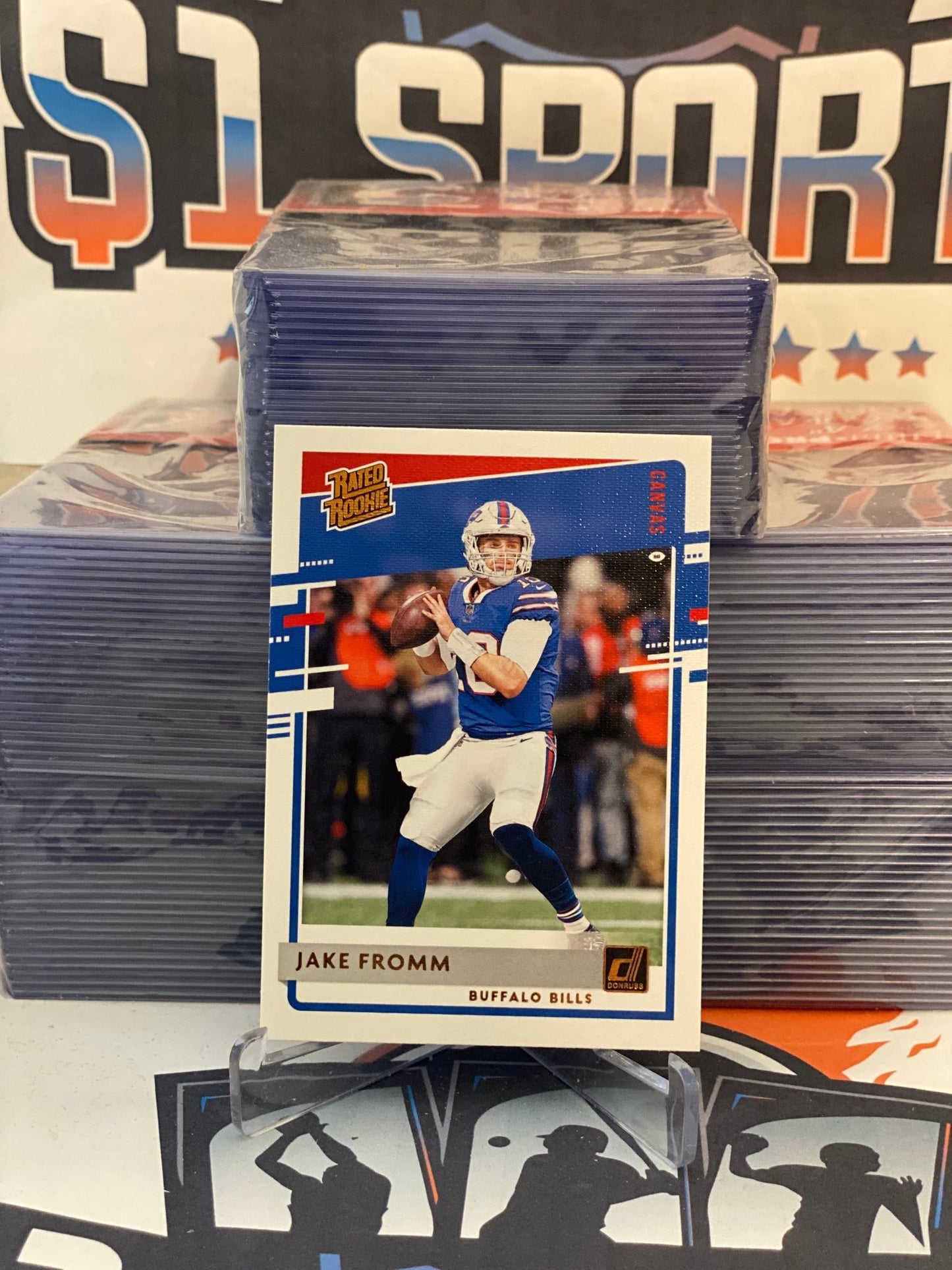 2020 Donruss Optic (Canvas, Rated Rookie) Jake Fromm #305