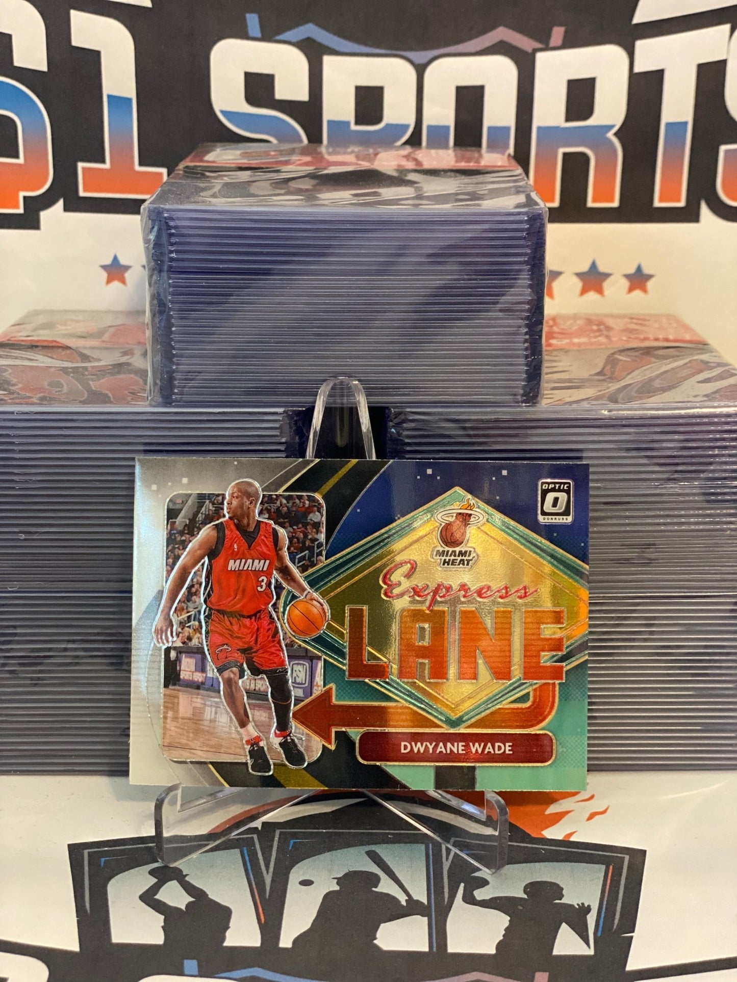 2020 Donruss Optic (Express Lane) Dwyane Wade #19