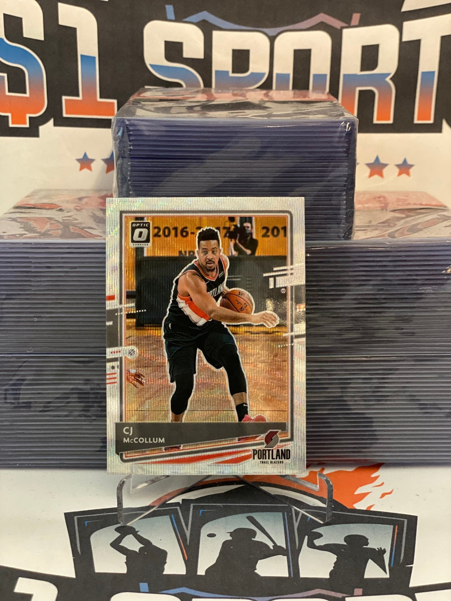 2020 Donruss Optic (Fanatics Prizm) CJ McCollum #135