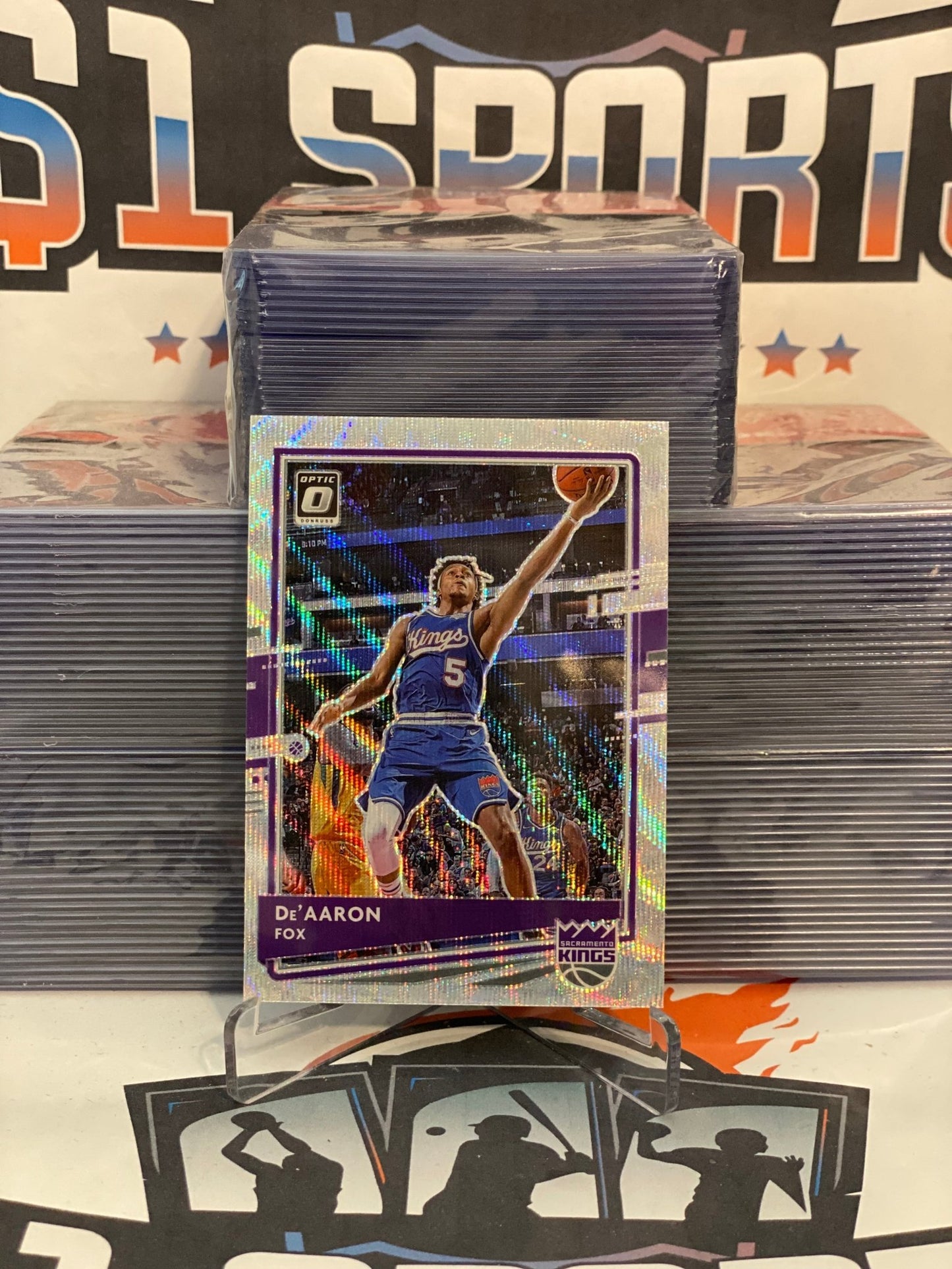 2020 Donruss Optic (Fanatics Prizm) De'Aaron Fox #23