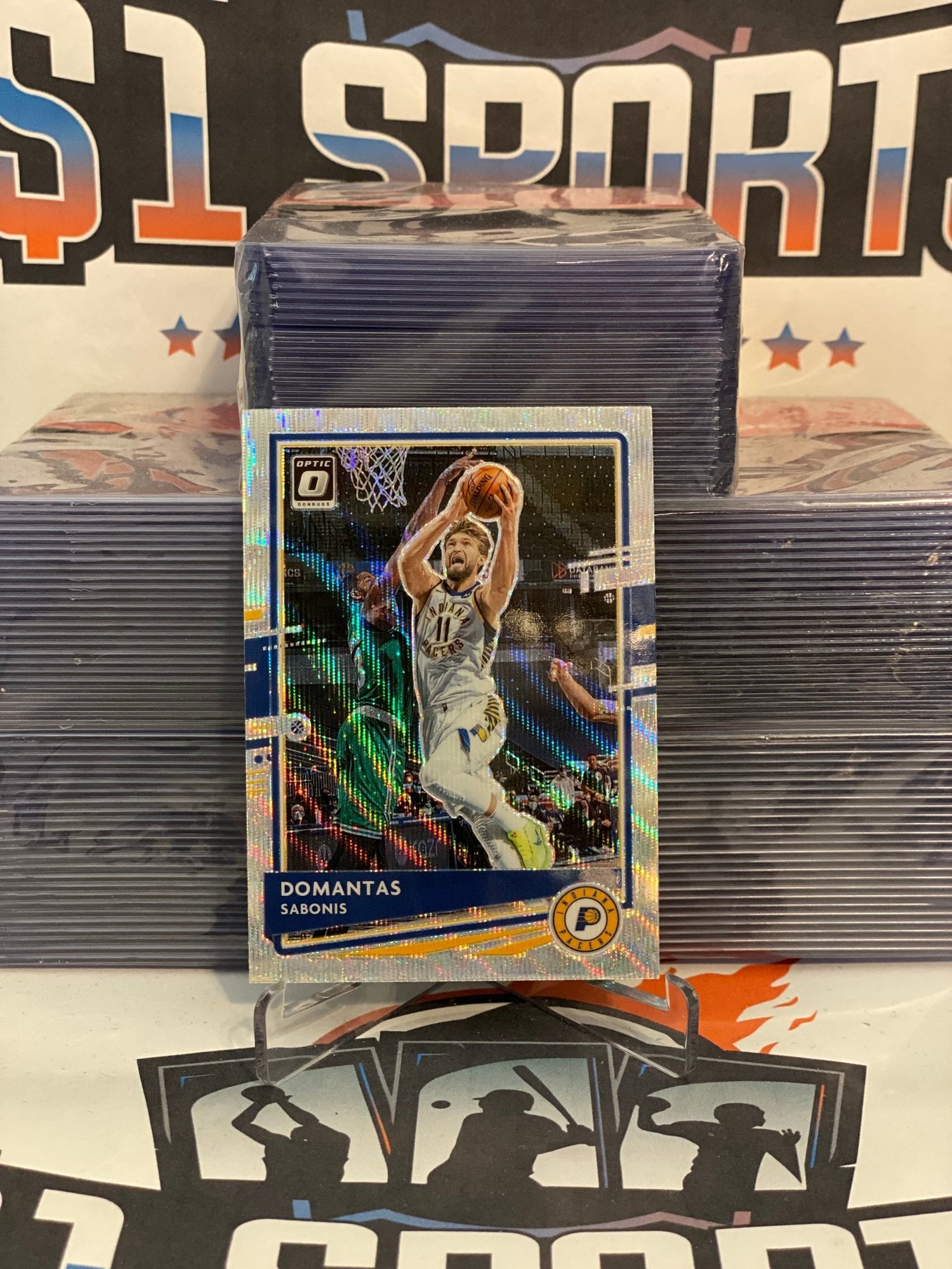 2020 Donruss Optic (Fanatics Prizm) Domantas Sabonis #142