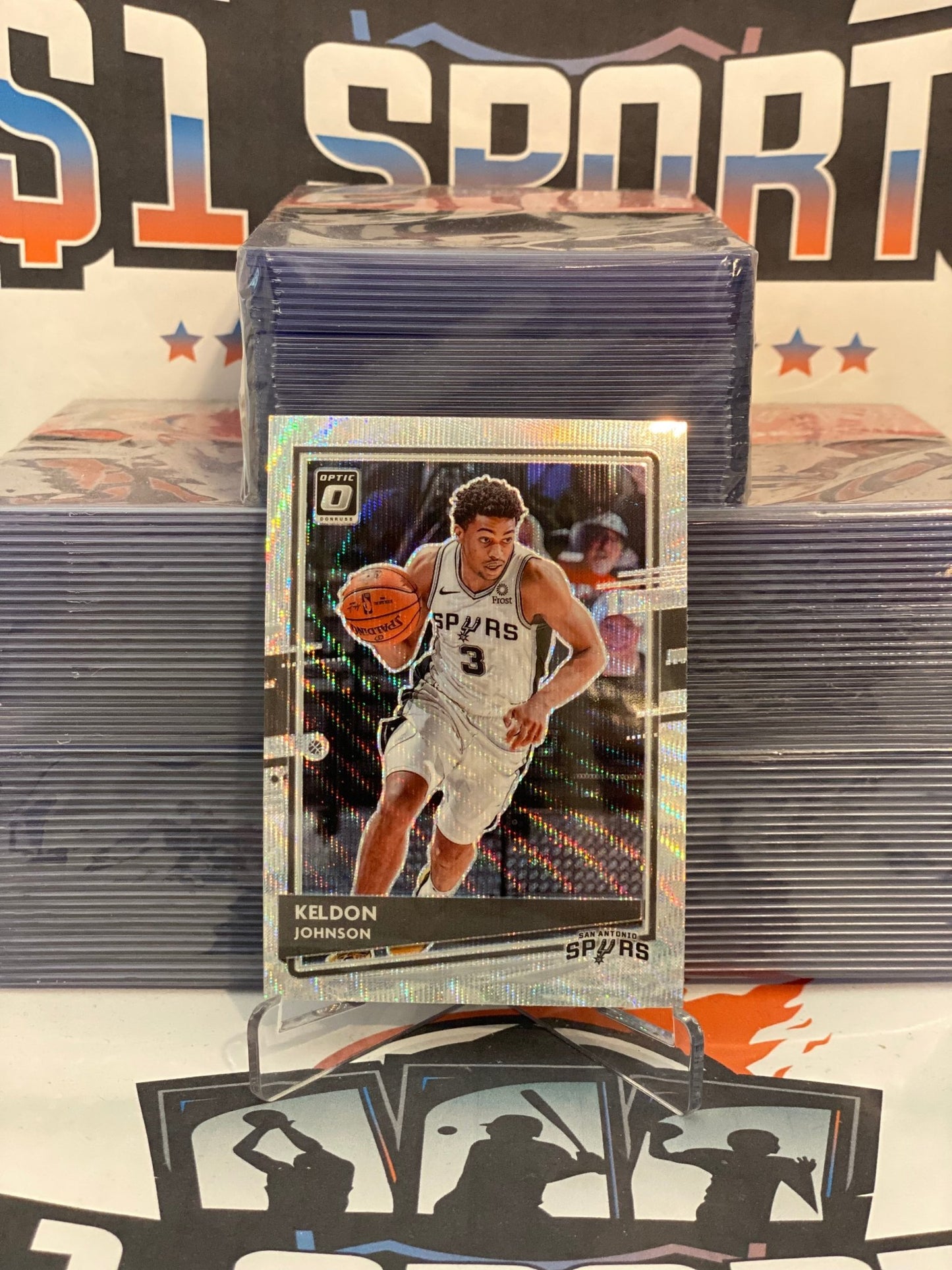 2020 Donruss Optic (Fanatics Prizm) Keldon Johnson #10