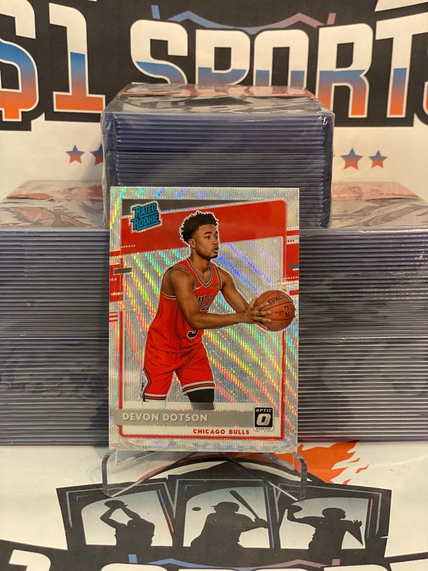 2020 Donruss Optic (Fanatics Prizm, Rated Rookie) Devon Dotson #173