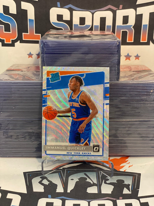 2020 Donruss Optic (Fanatics Prizm, Rated Rookie) Immanuel Quickley #175