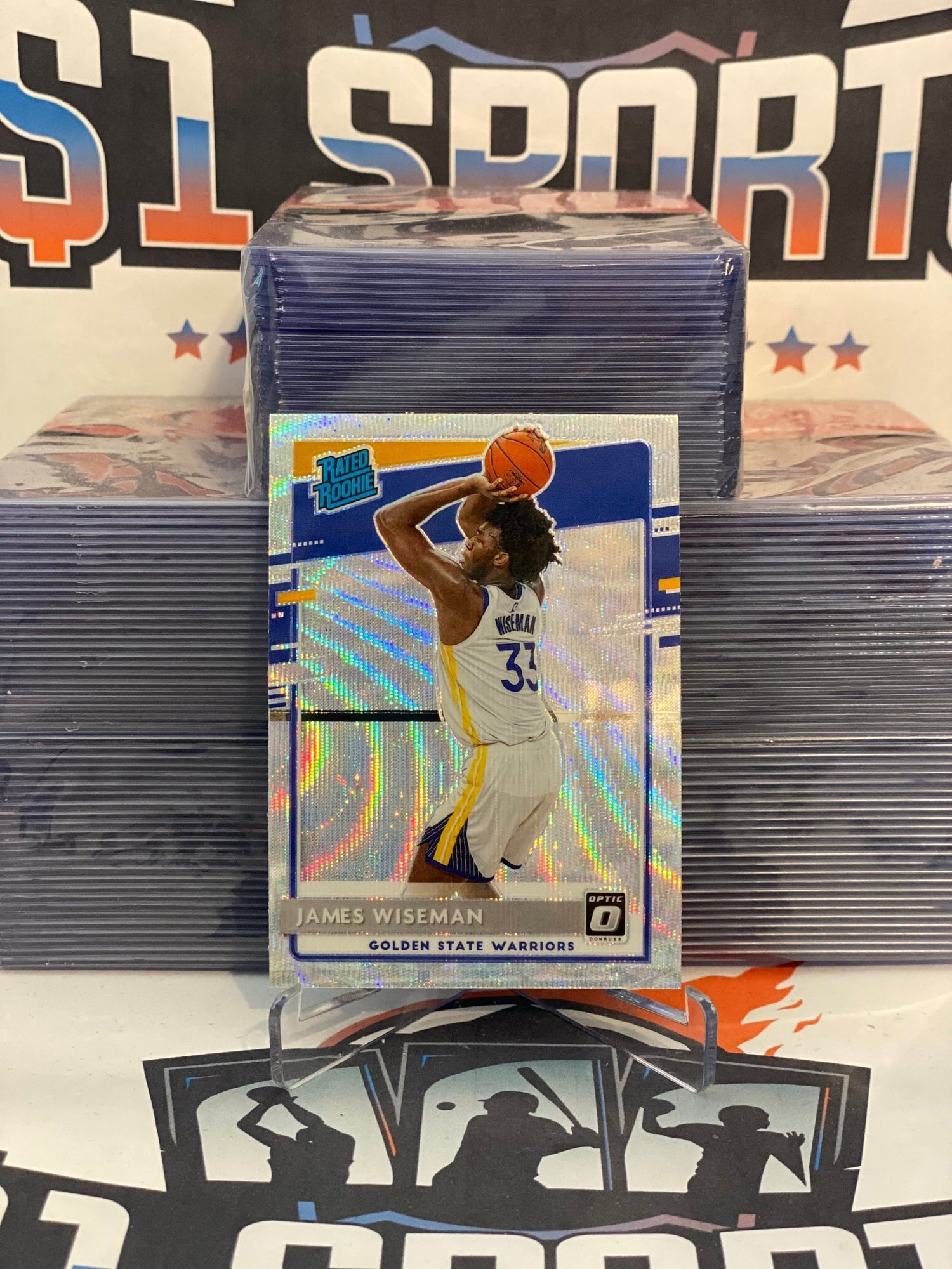 2020 Donruss Optic (Fanatics Prizm, Rated Rookie) James Wiseman #152