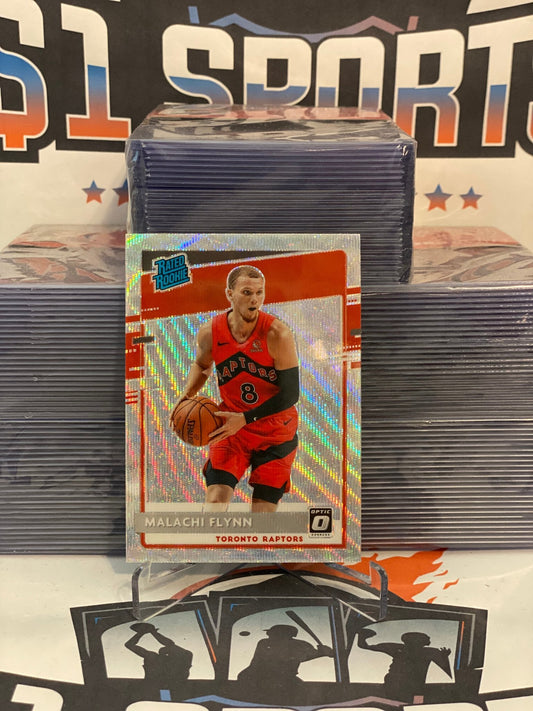 2020 Donruss Optic (Fanatics Prizm, Rated Rookie) Malachi Flynn #179