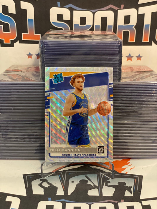 2020 Donruss Optic (Fanatics Prizm, Rated Rookie) Nico Mannion #190