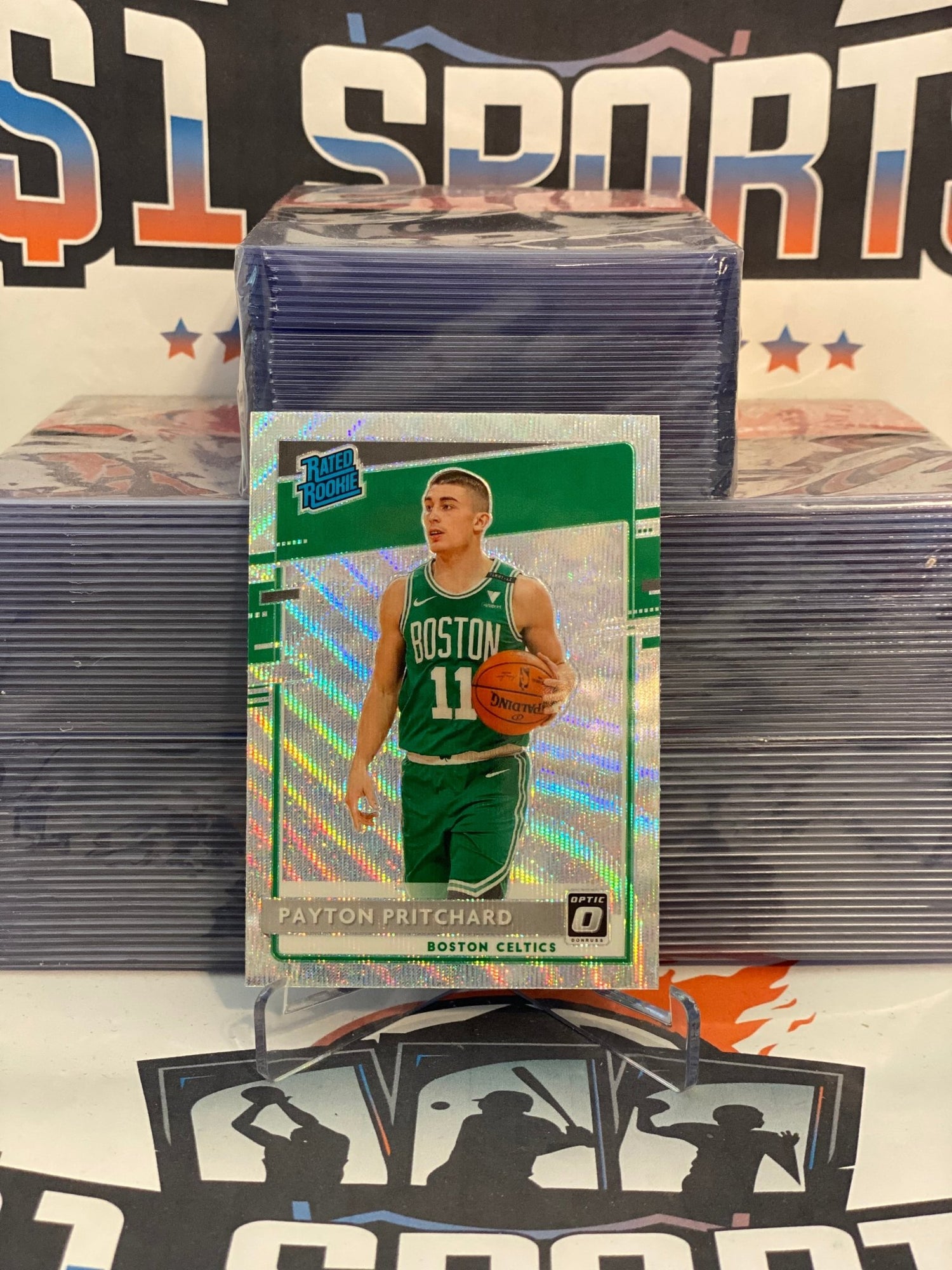 2020 Donruss Optic (Fanatics Prizm, Rated Rookie) Payton Pritchard #176