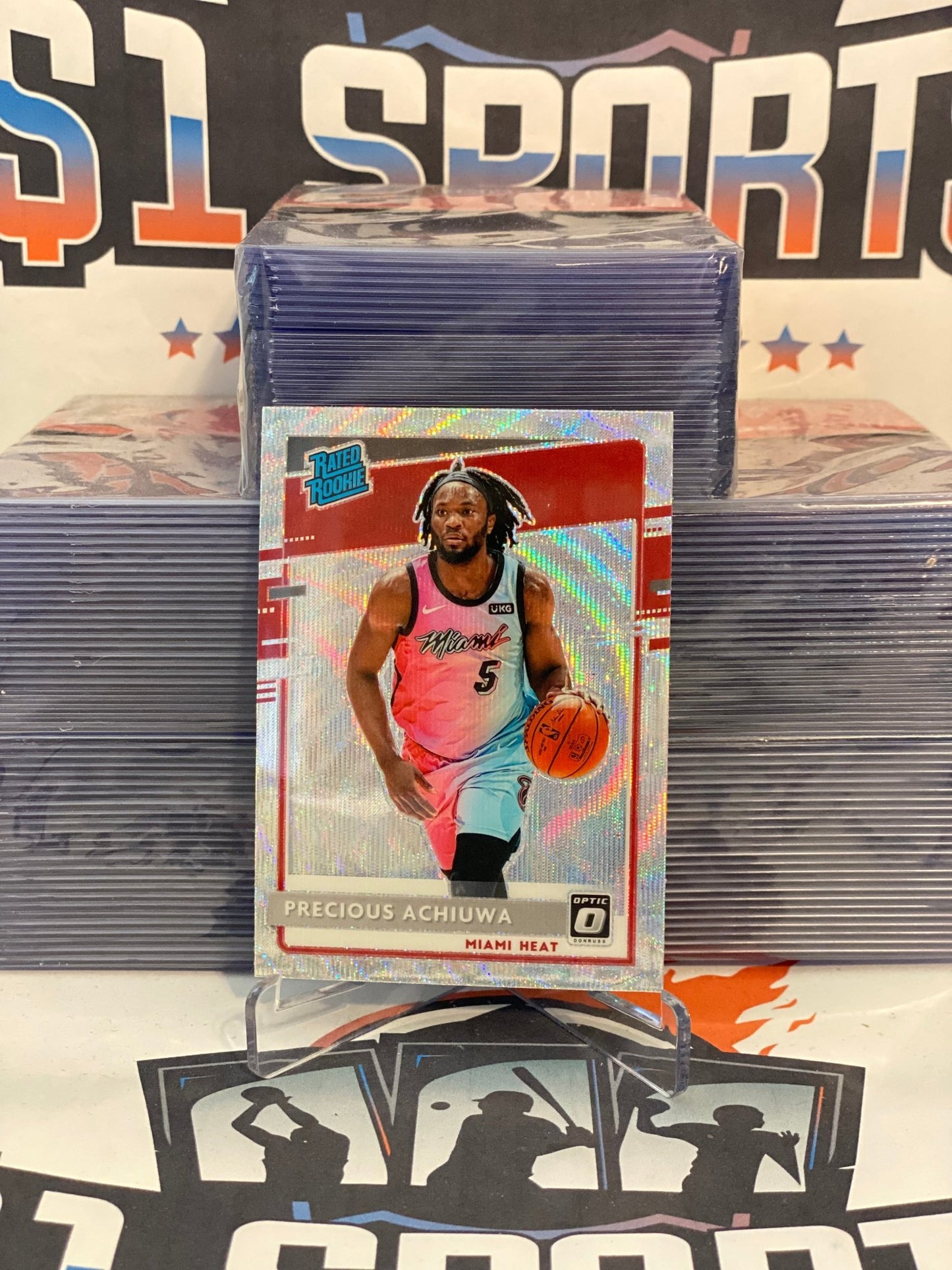 2020 Donruss Optic (Fanatics Prizm, Rated Rookie) Precious Achiuwa #170