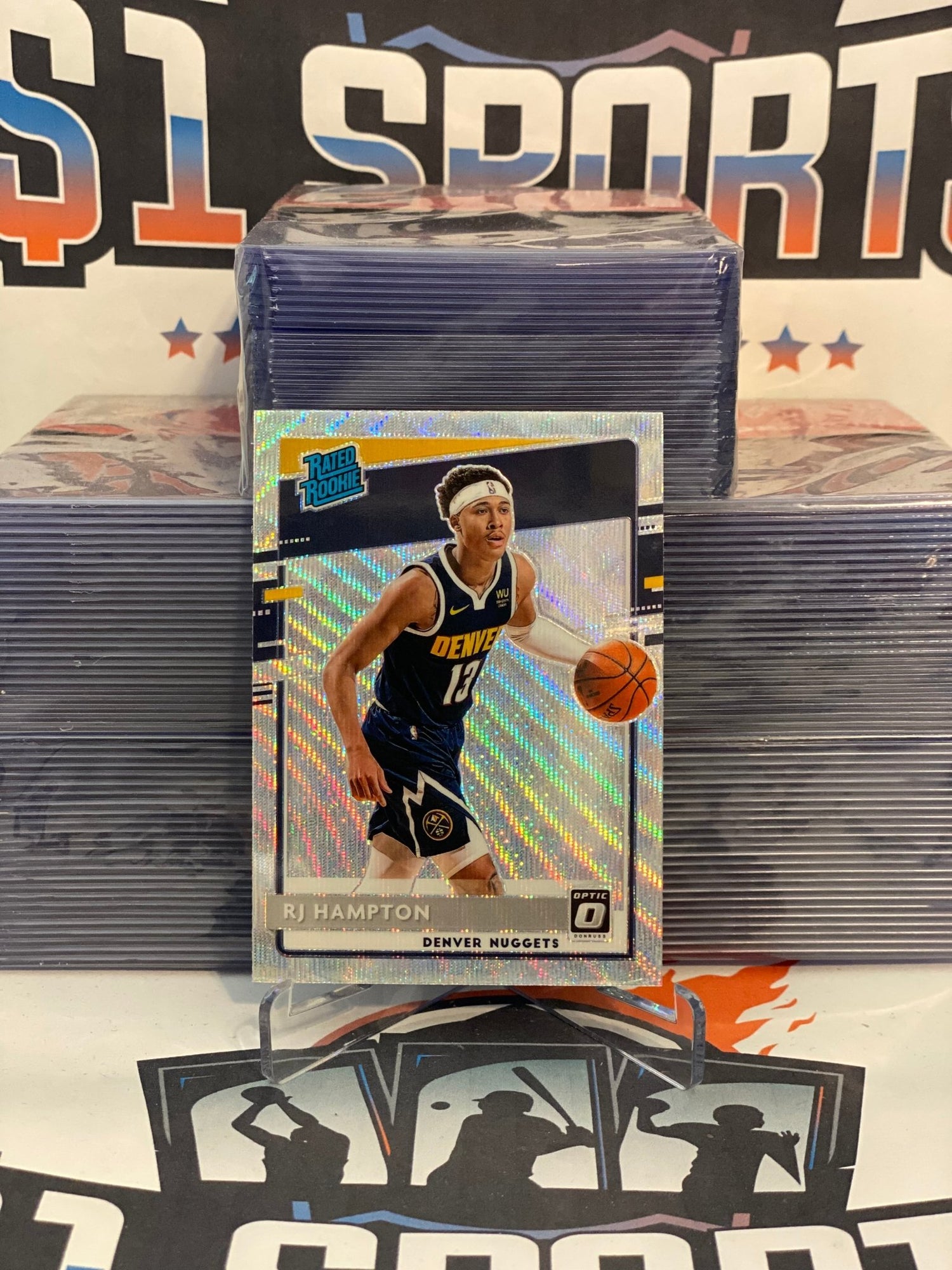 2020 Donruss Optic (Fanatics Prizm, Rated Rookie) RJ Hampton #174