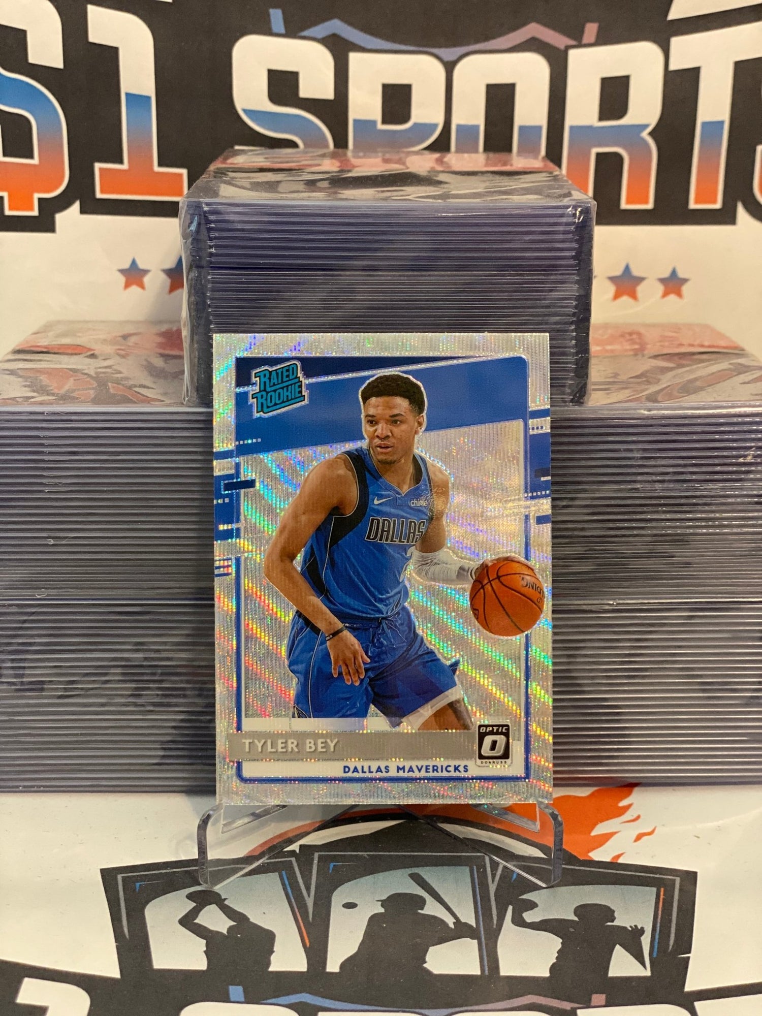 2020 Donruss Optic (Fanatics Prizm, Rated Rookie) Tyler Bey #186