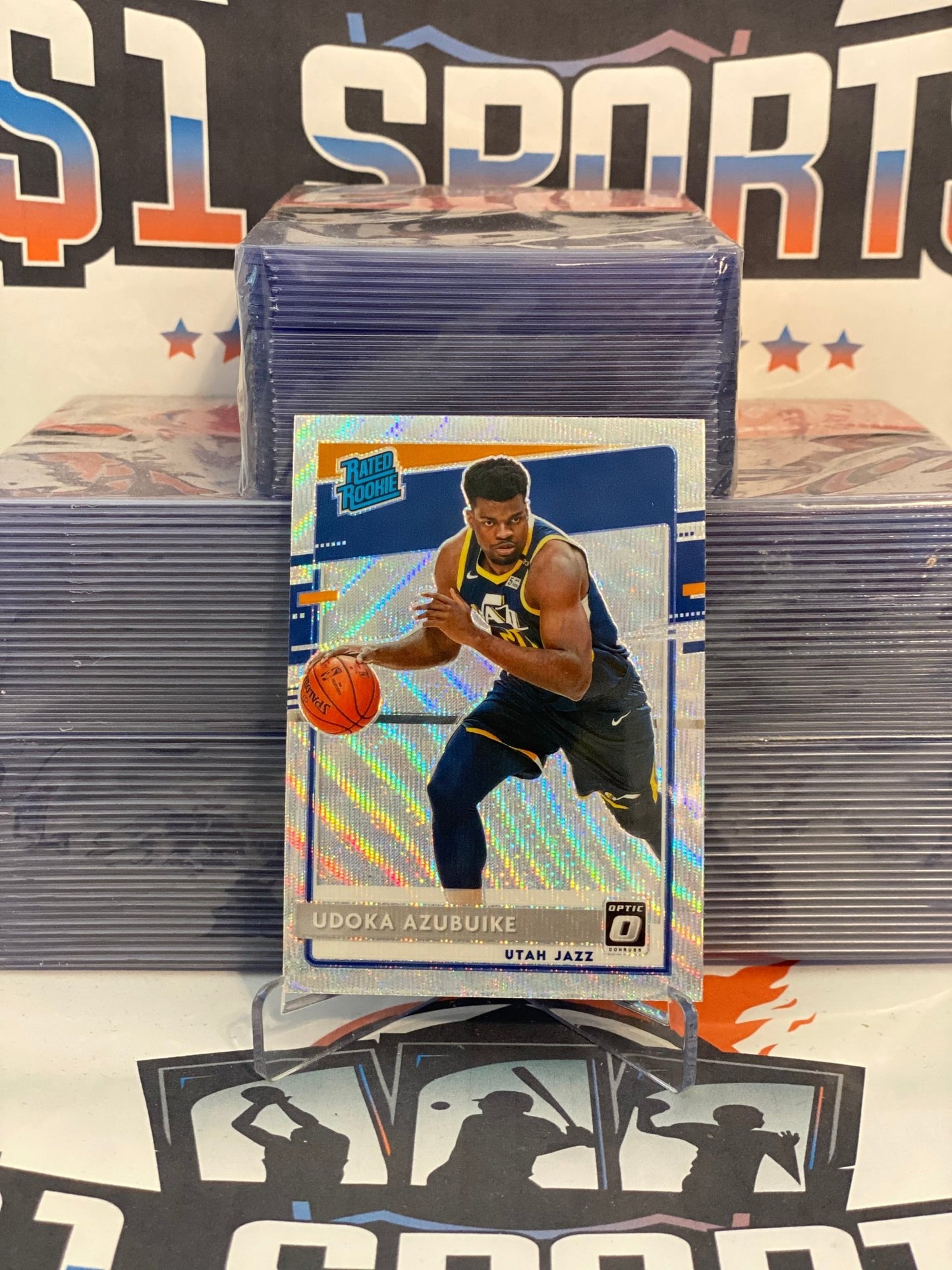 2020 Donruss Optic (Fanatics Prizm, Rated Rookie) Udoka Azukuike #177