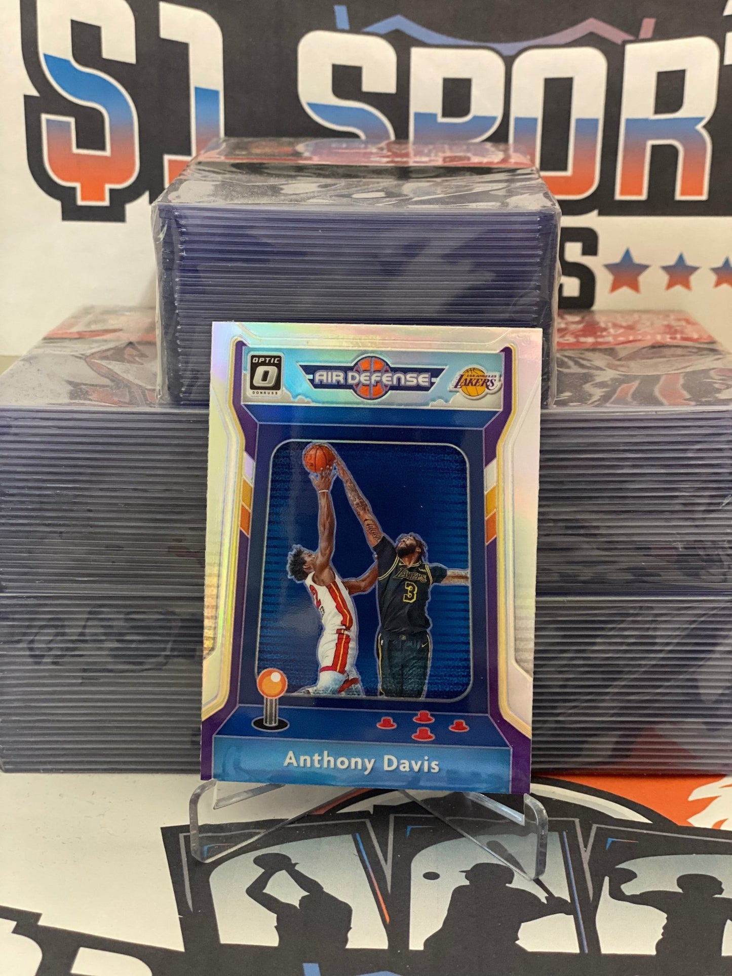 2020 Donruss Optic (Holo Prizm, Air Defense) Anthony Davis #5