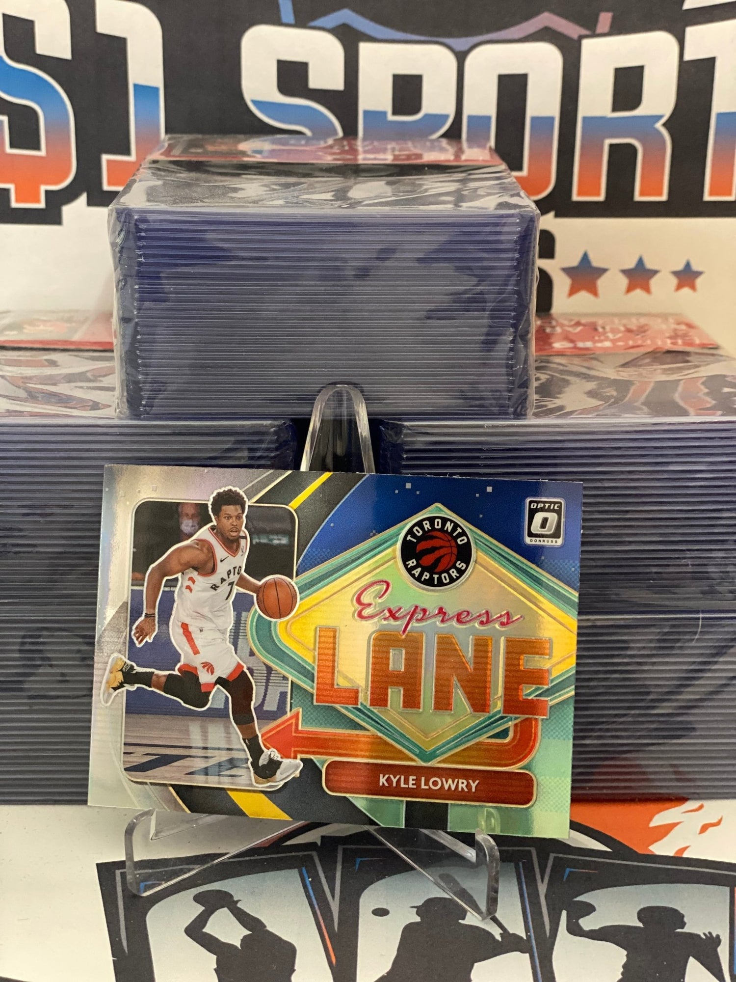 2020 Donruss Optic (Holo Prizm, Express Lane) Kyle Lowry #7