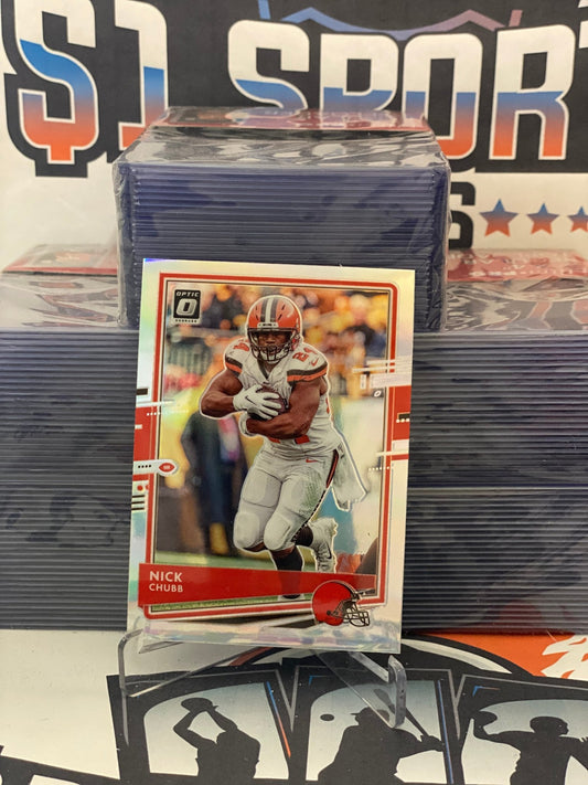 2020 Donruss Optic (Holo Prizm) Nick Chubb #27