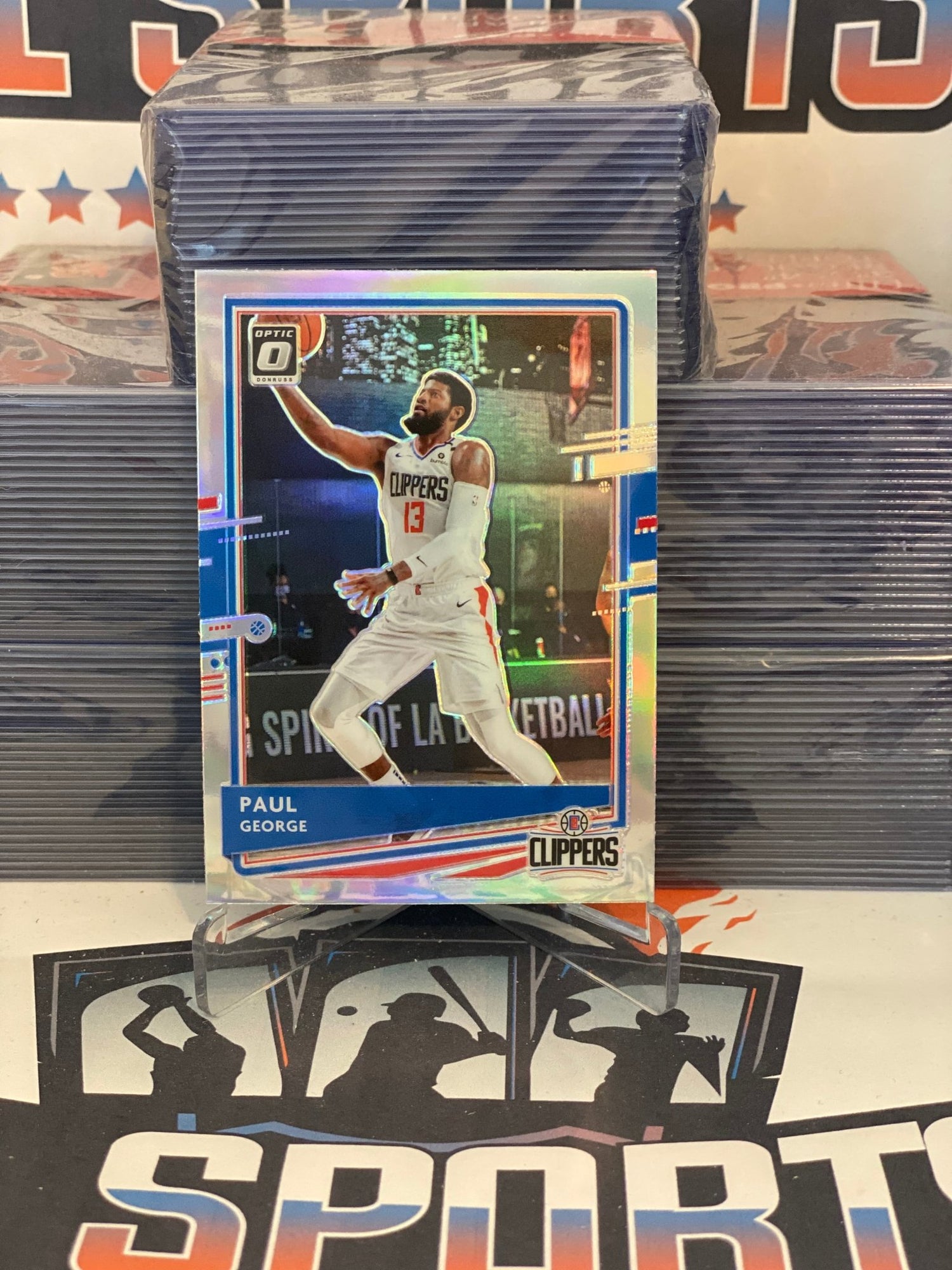 2020 Donruss Optic (Holo Prizm) Paul George #3