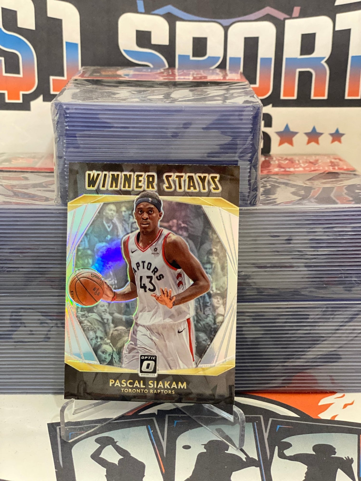 2020 Donruss Optic (Holo Prizm, Winner Stays) Pascal Siakam #13