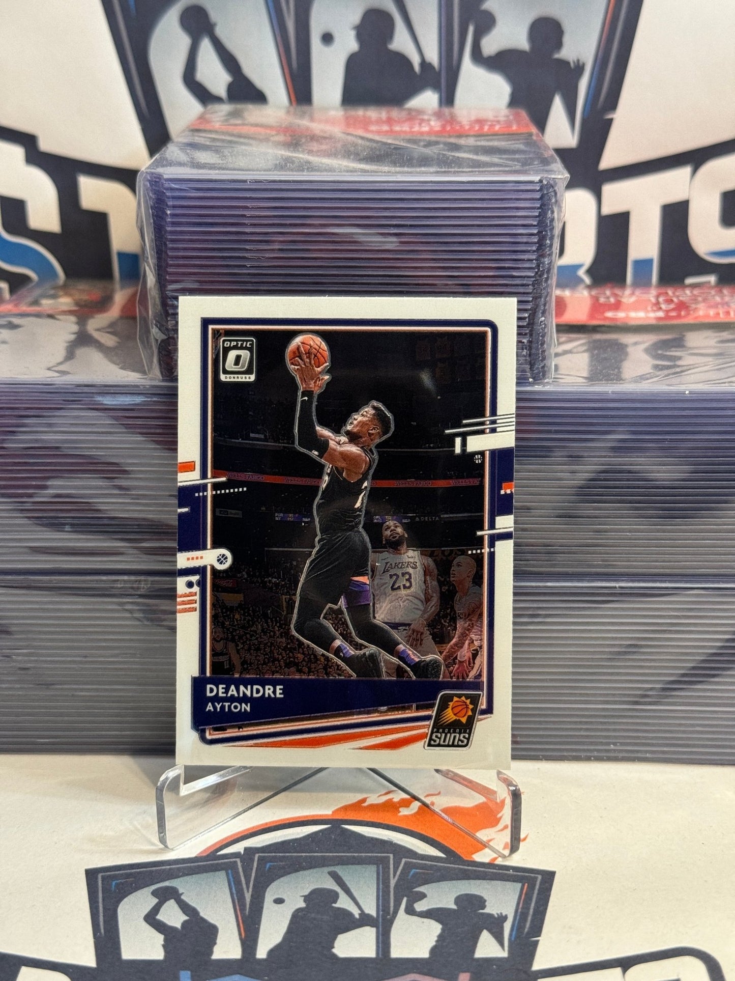 2020 Donruss Optic (LeBron James in Background) Dendre Ayton #90