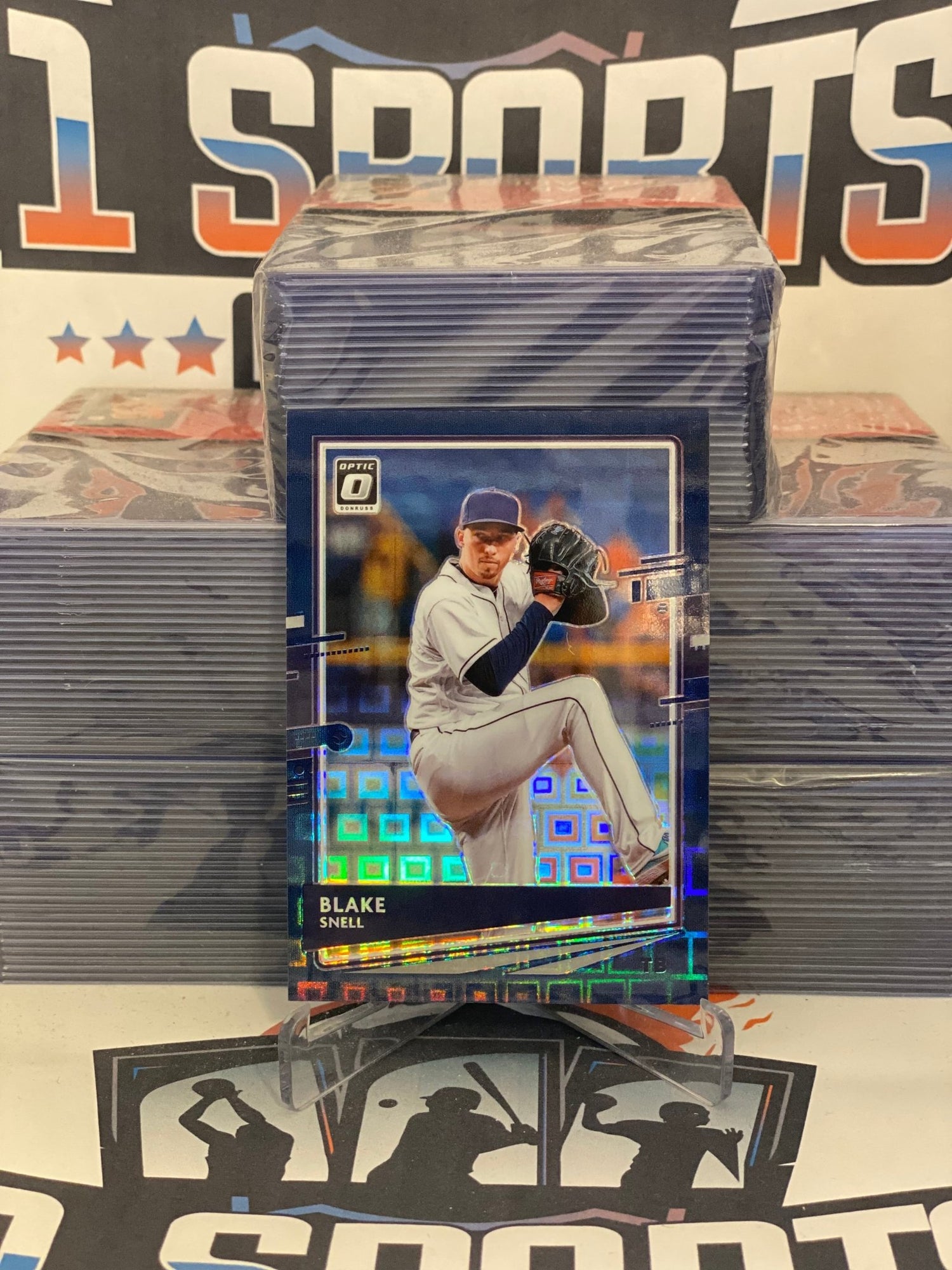 2020 Donruss Optic (Pandora Blue Prizm 81/99) Blake Snell #172