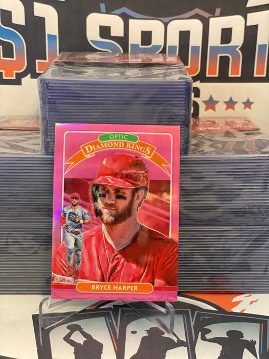 2020 Donruss Optic (Pink Prizm, Diamond Kings) Bryce Harper #24