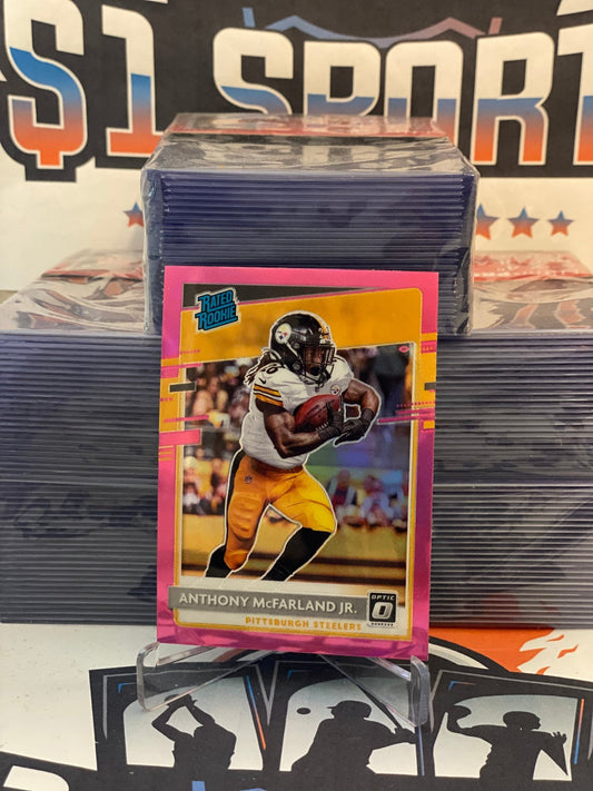 2020 Donruss Optic (Pink Prizm, Rated Rookie) Anthony McFarland Jr. #191