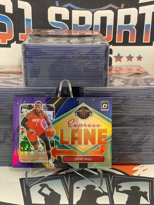 2020 Donruss Optic (Purple Prizm, Express Lane) John Wall #16