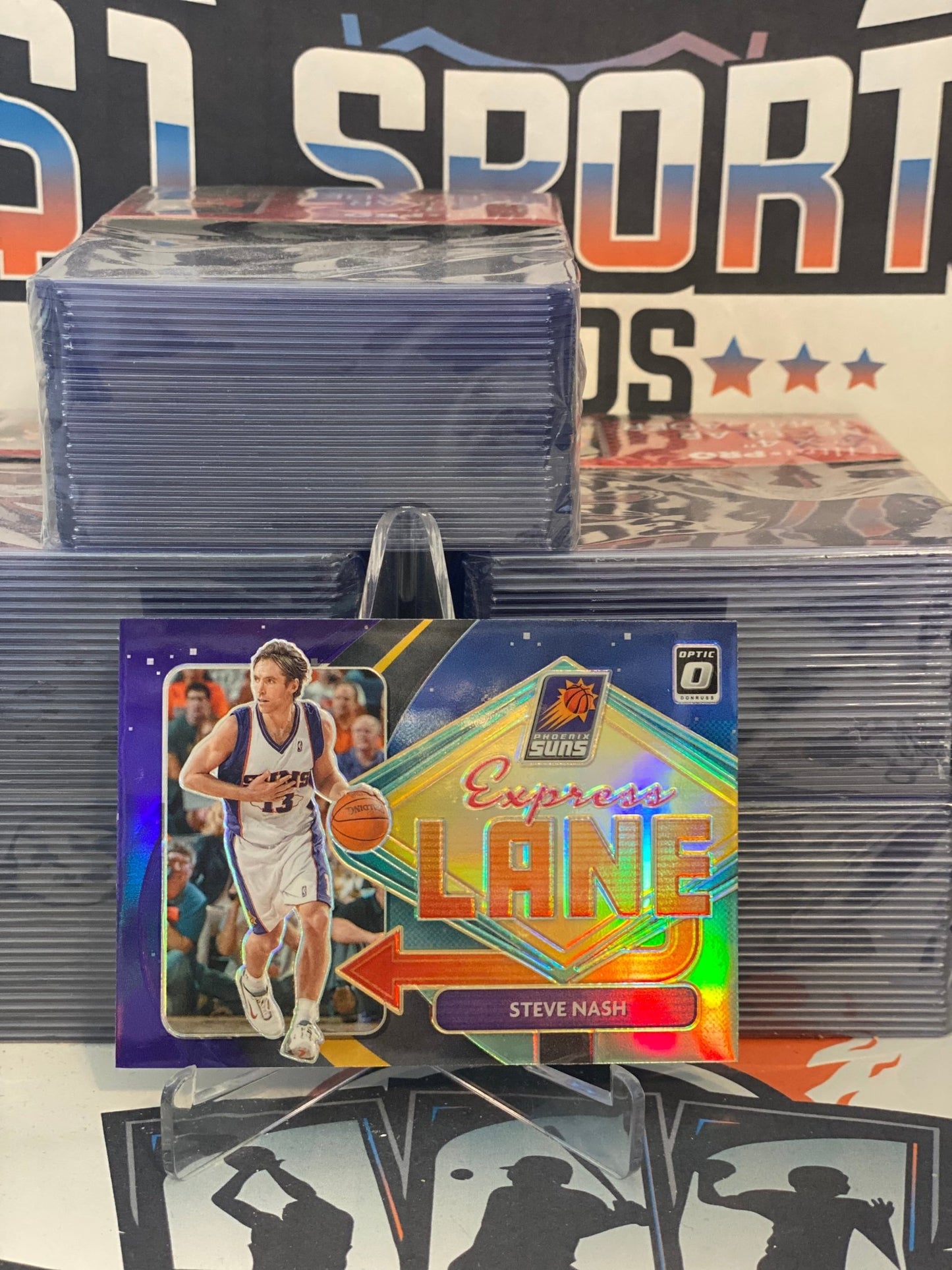 2020 Donruss Optic (Purple Prizm, Express Lane) Steve Nash #20