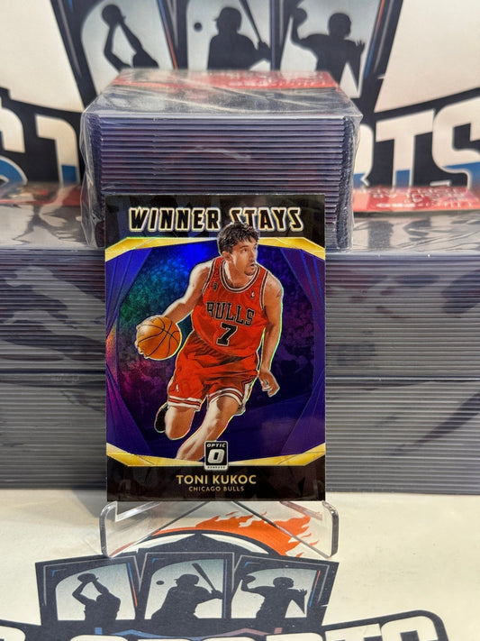 2020 Donruss Optic (Purple Prizm, Winner Stays) Toni Kukoc #9