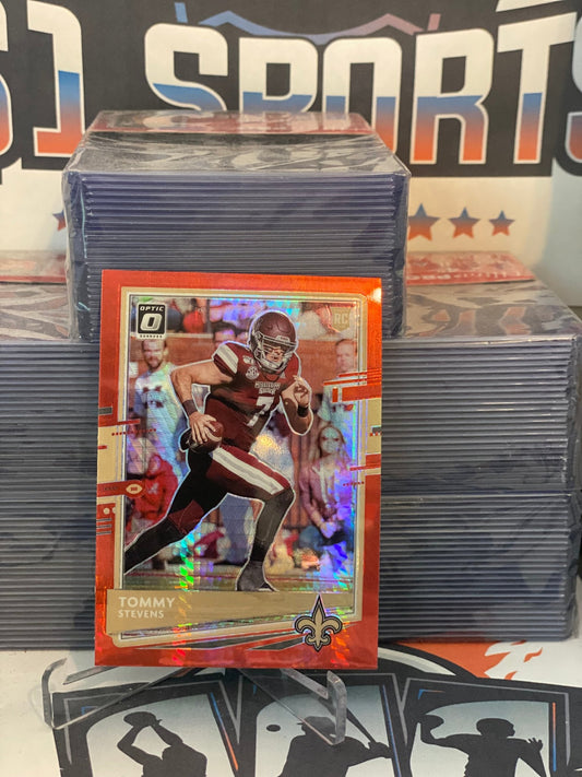 2020 Donruss Optic (Red Hyper Prizm) Tommy Stevens Rookie #149