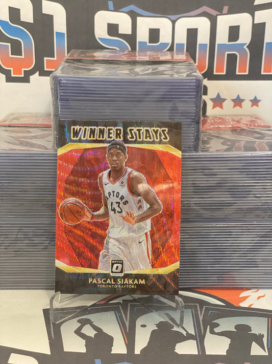 2020 Donruss Optic (Red Wave Prizm, Winner Stays) Pascal Siakam #13