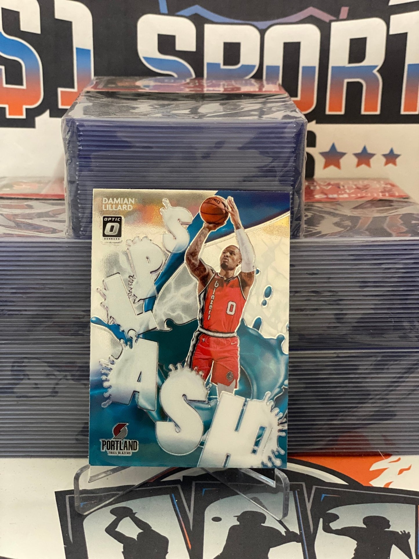 2020 Donruss Optic (Splash!) Damian Lillard #5