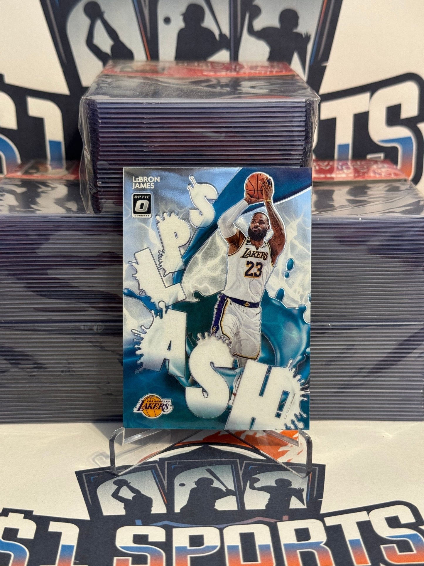 2020 Donruss Optic (Splash!) LeBron James #13