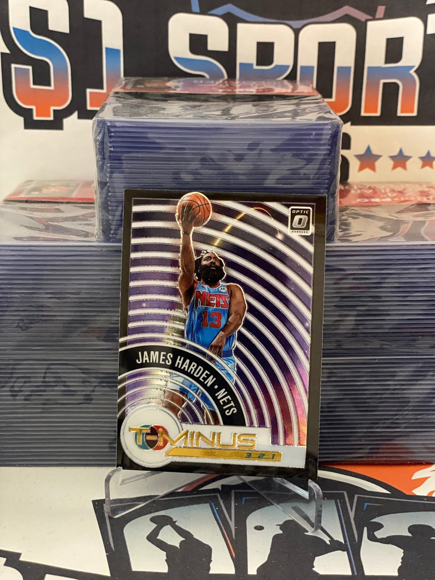 2020 Donruss Optic (T-Minus 3, 2, 1) James Harden #7