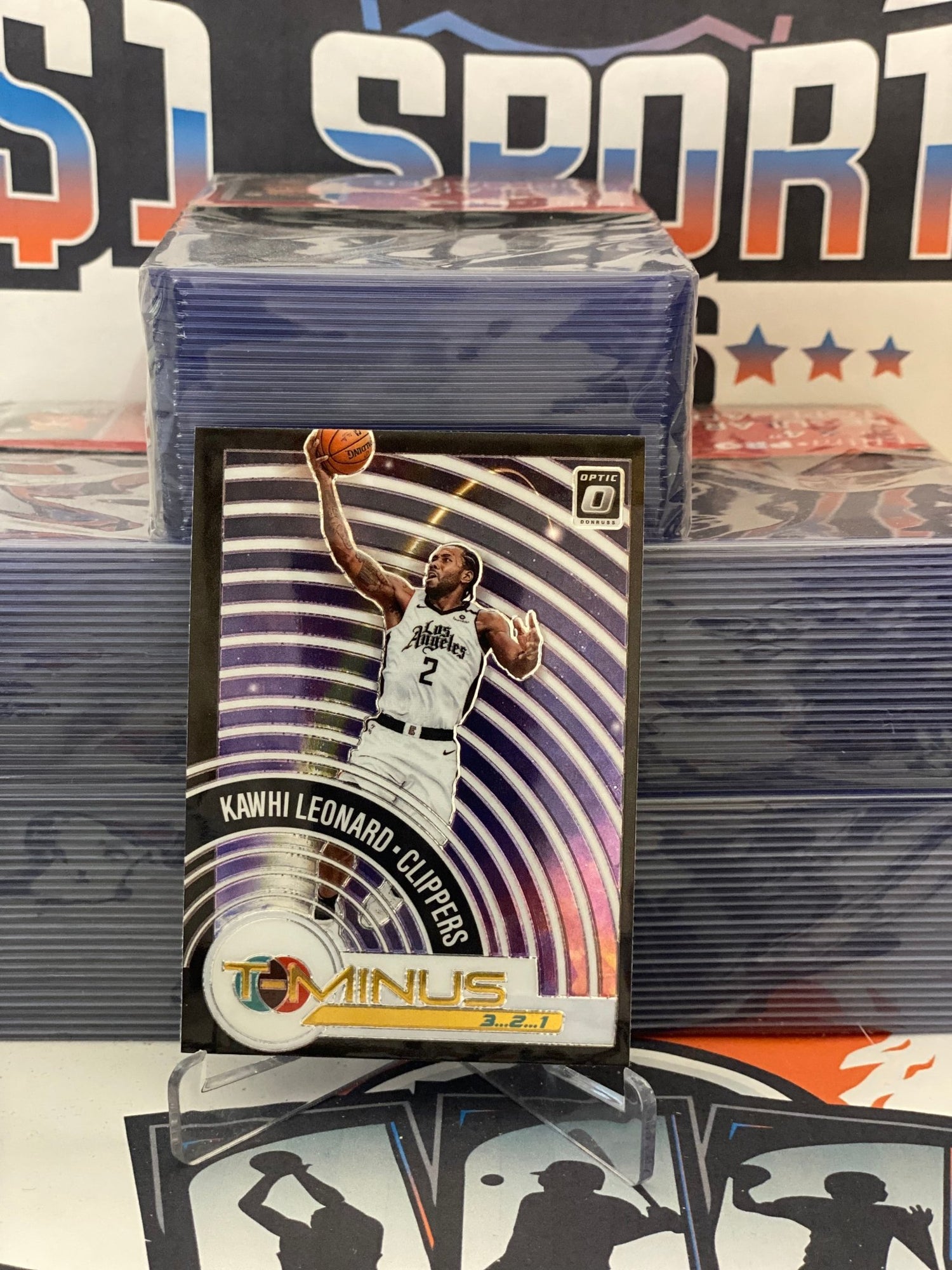 2020 Donruss Optic (T-Minus 3, 2, 1) Kawhi Leonard #3