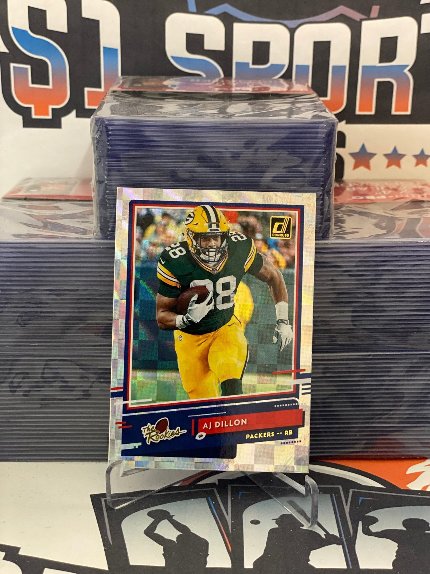2020 Donruss Optic (The Rookies) AJ Dillon #TR-AD