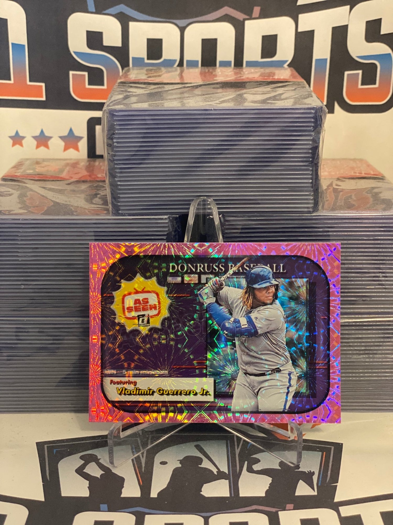2020 Donruss (Pink Fireworks, As Seen on TV) Vladimir Guerrero Jr. #AS-6