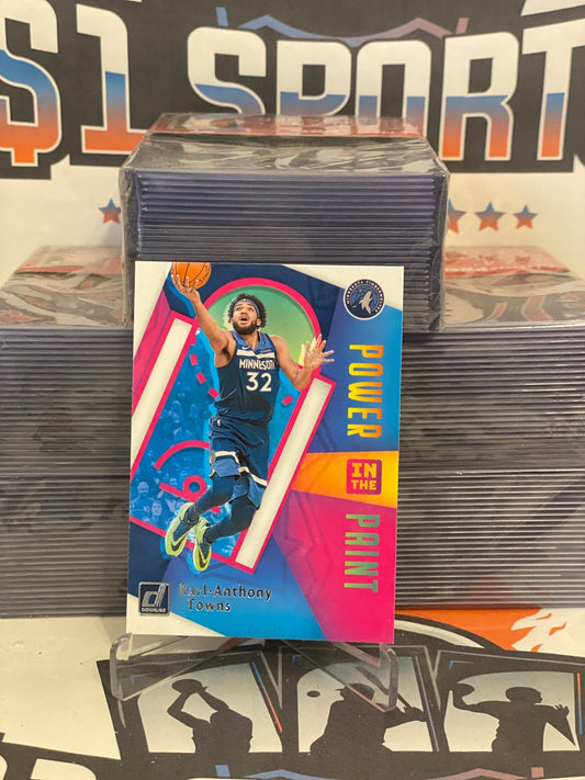 2020 Donruss (Power In The Paint) Karl-Anthony Towns #6