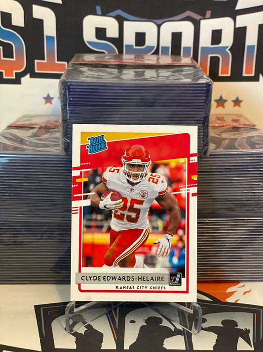 2020 Donruss (Rated Rookie) Clyde Edwards-Helaire #321